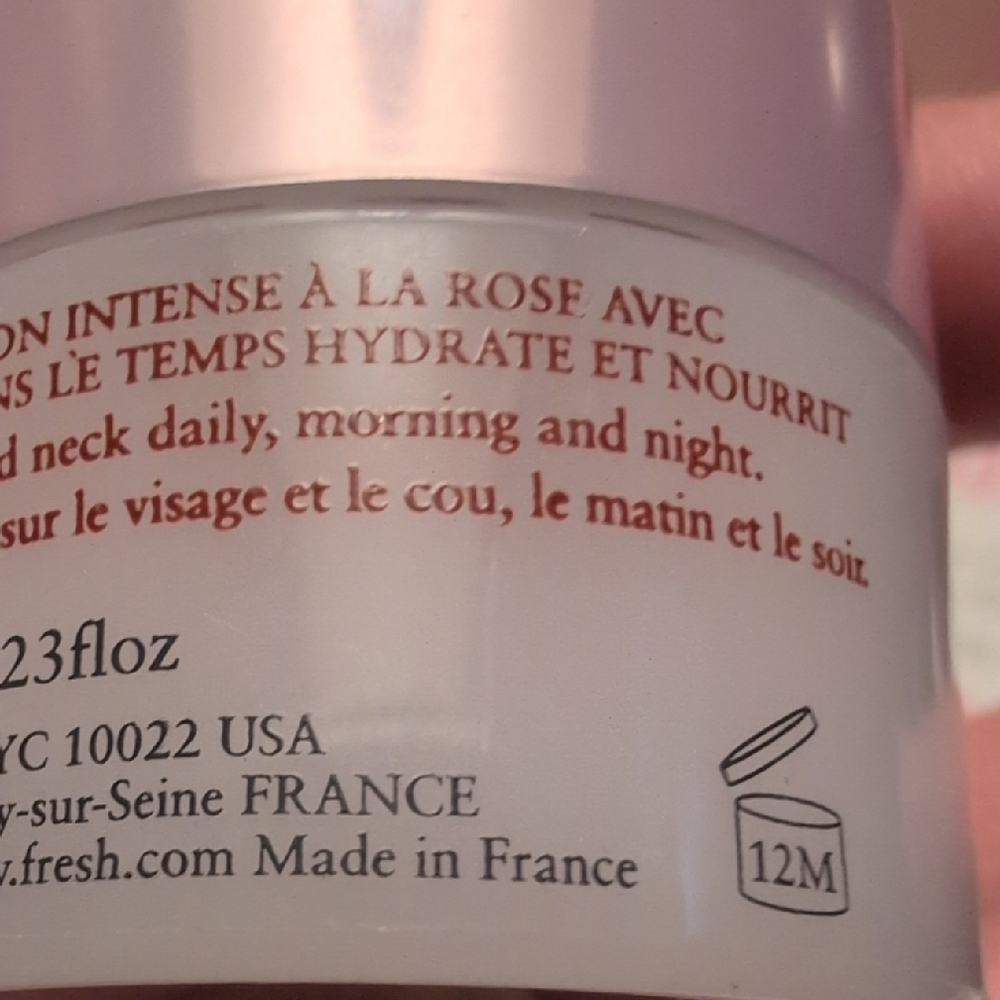 Fresh Rose Deep Hydration Face Cream - Pink NEW WITH TAG - Picture 5 of 6